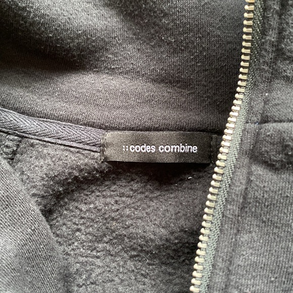 Worn once! cropped quarter zip from codes combine (Korean brand) - Picture 2 of 2